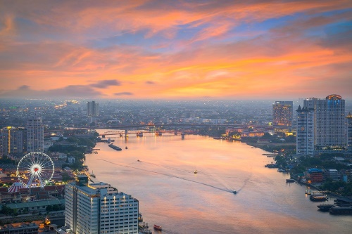 Samolepiaca fototapeta Bangkok