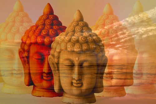 Samolepiaca tapeta podoba Budhu