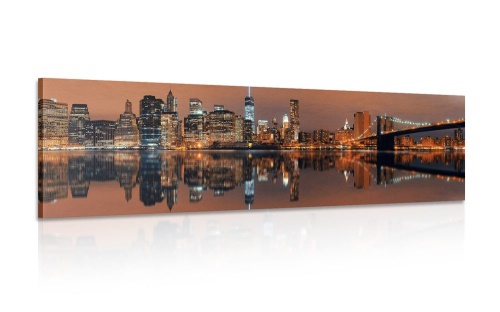 Obraz odraz Manhattanu vo vode