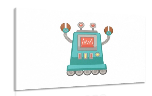Obraz pre detských milovníkov robotov