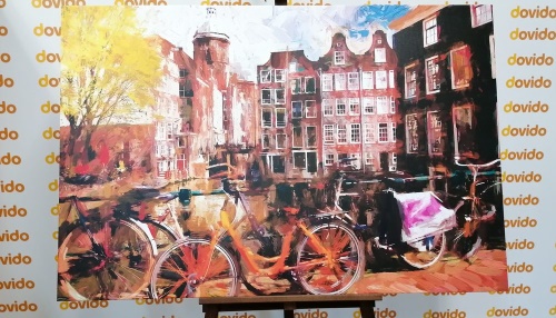 Obraz kreslený Amsterdam