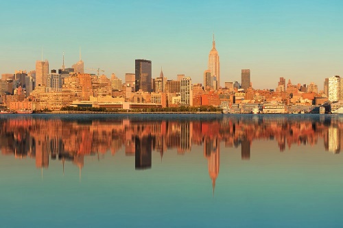 Samolepiaca fototapeta odraz očarujúceho New Yorku
