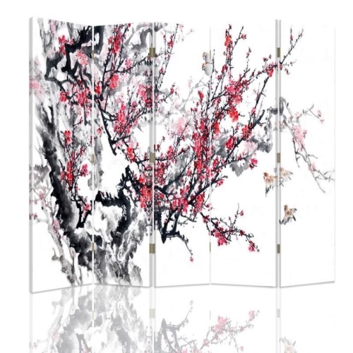 Ozdobný paraván Japonský třešňový květ