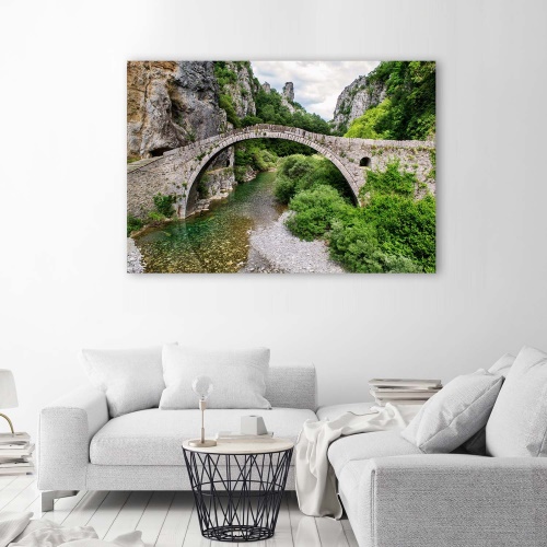 Obraz na plátně Starý kamenný most