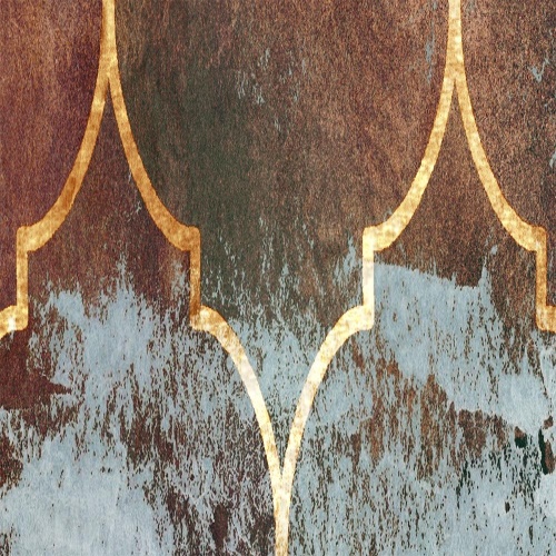 Ozdobný paraván, Marocký jetel v hnědé barvě