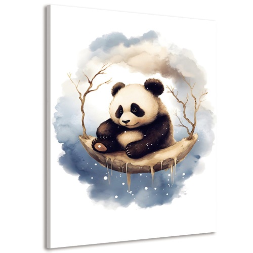 Obraz zasnená panda