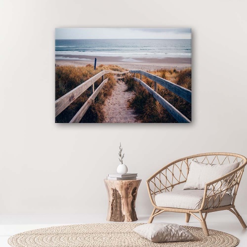 Obraz na plátně Plážová plošina Duny Moře