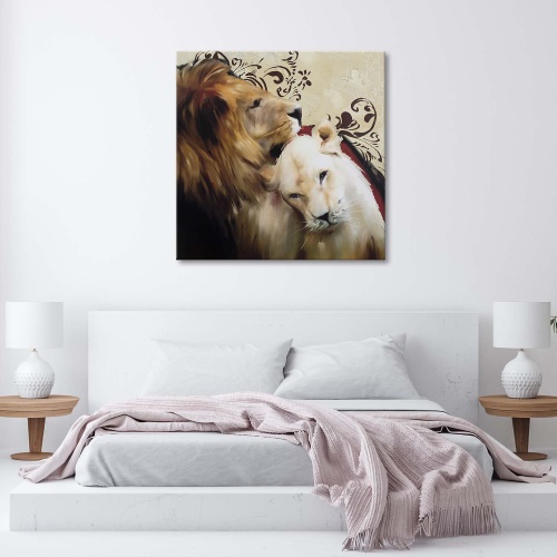 Obraz na plátně Lvi Zvířata