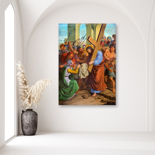 Obraz na plátně PŘEDSTAVENÍ Ježíšova křížová cesta