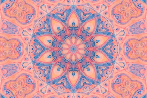 Samolepiaca tapeta hypnotická Mandala