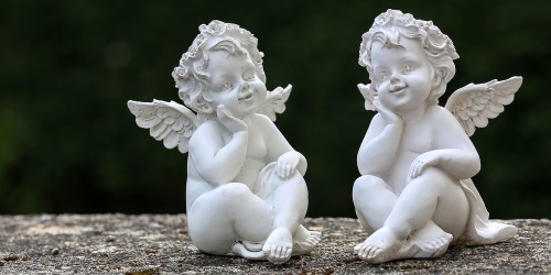 Obraz dvojica malých anjelov
