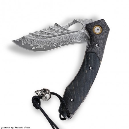 DELLINGER Nautilus lovecký zavírací damaškový nůž