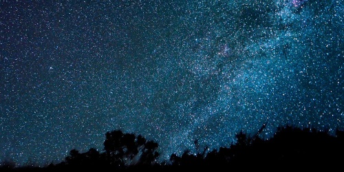 Obraz mliečna dráha medzi hviezdami