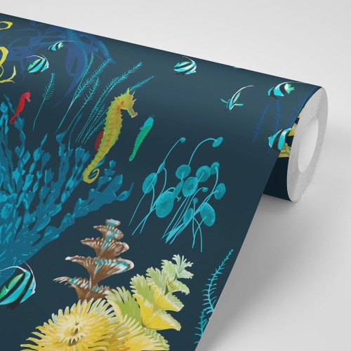 Tapeta krásy podmorského sveta - 75x1000 cm