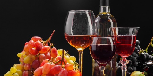 Obraz talianske víno a hrozno