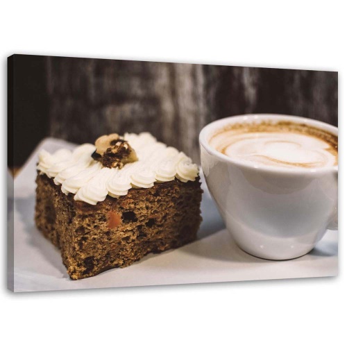 Obraz na plátně Kávový dort Cappuccino