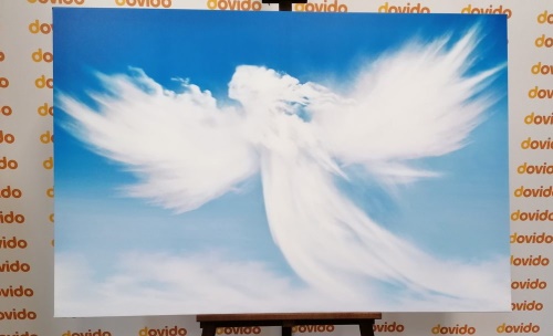 Obraz podoba anjela v oblakoch