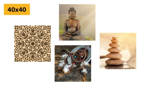 Set obrazov harmonický Budha