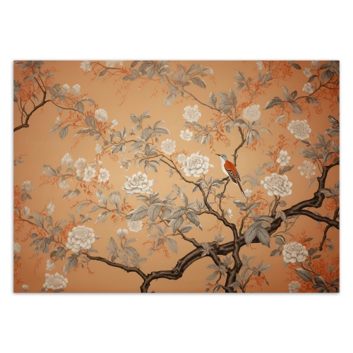 Fototapeta, Pták strom Chinoiserie