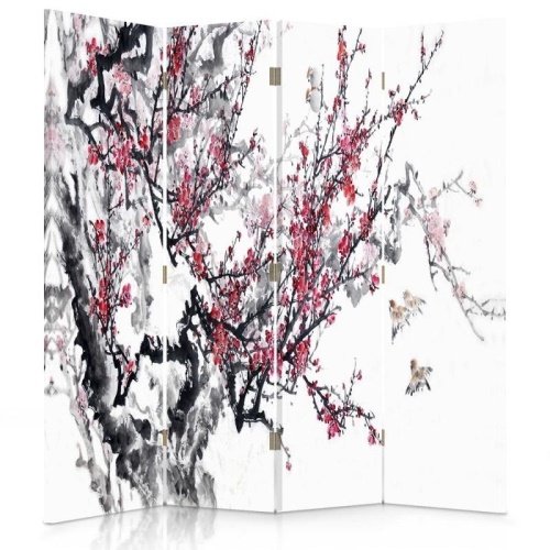 Ozdobný paraván Japonské třešňové květy