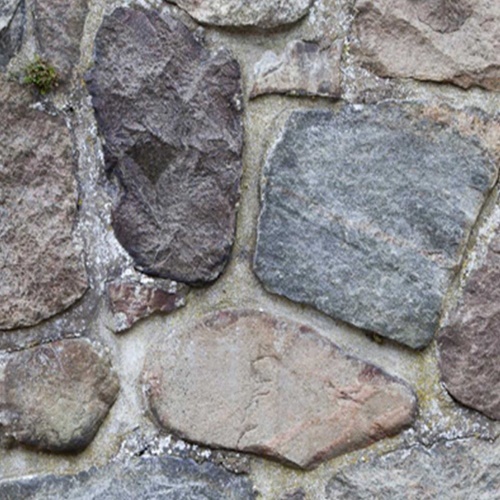Ozdobný paraván, Kamenná zeď