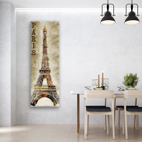 Obraz na plátně Pařížská Eiffelova věž Vintage Retro