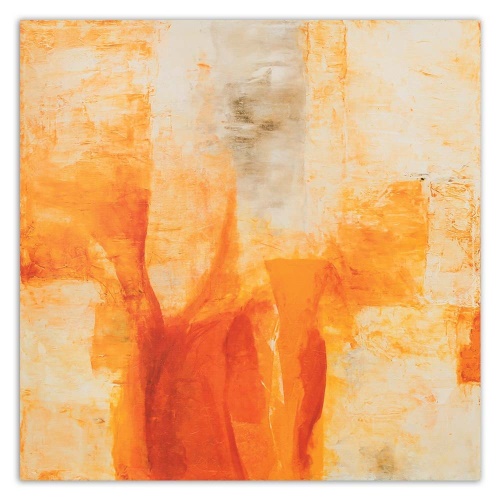 Obraz na plátně Oranžový abstrakt