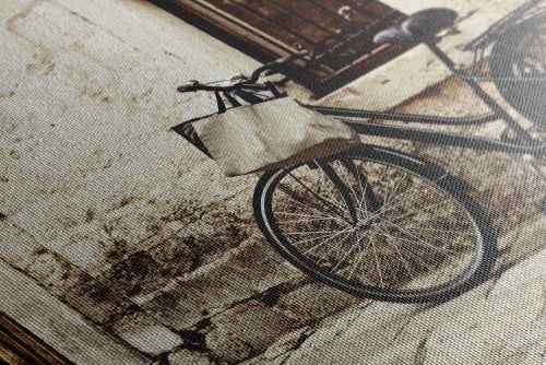 Obraz retro bicykel