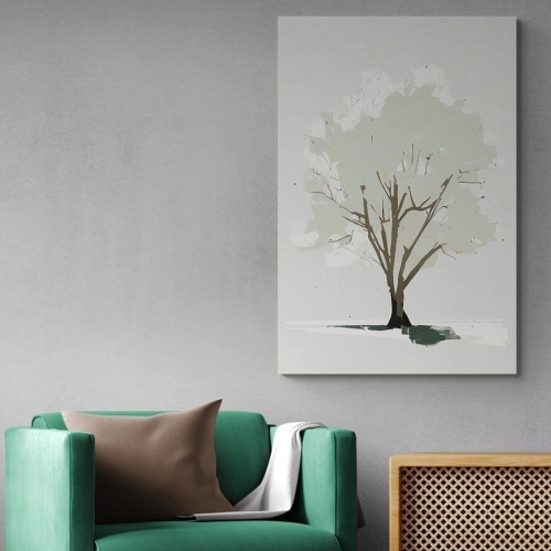 Obraz strom s nádychom minimalizmu