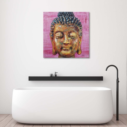 Obraz na plátně Wellness lázně Pink Buddha