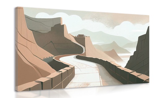 Obraz svetoznámy Čínsky múr