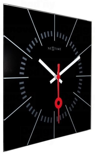 Designové nástěnné hodiny 8636zw Nextime Stazione 35cm