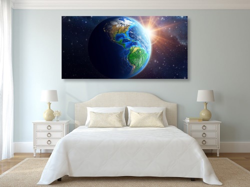 Obraz modrá planéta Zem
