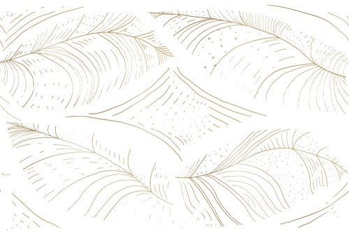 Tapeta jemná štruktúra listov - 75x1000 cm