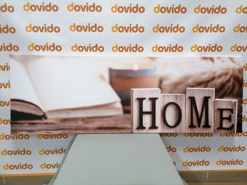 Obraz drevené písmenká s nápisom Home