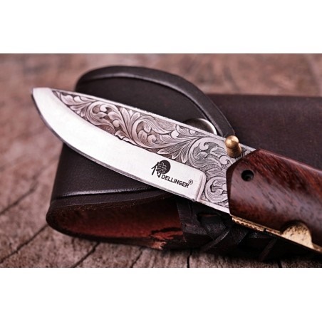 DELLINGER D2 Engrave lovecký zavírací nůž 