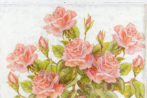 Samolepiaca tapeta vintage kytica ruží