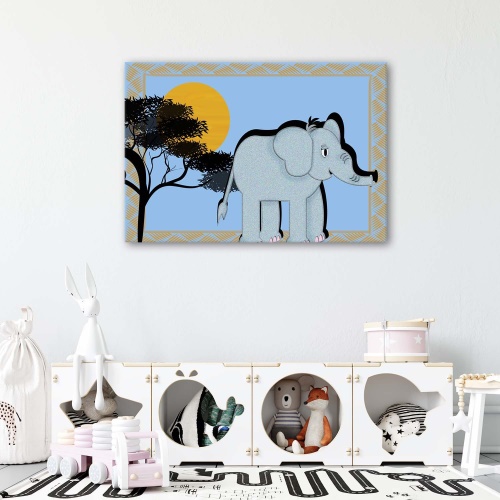 Obraz na plátně Afrika Slon