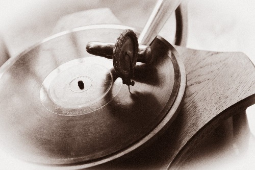 Fototapeta starožitný gramofón
