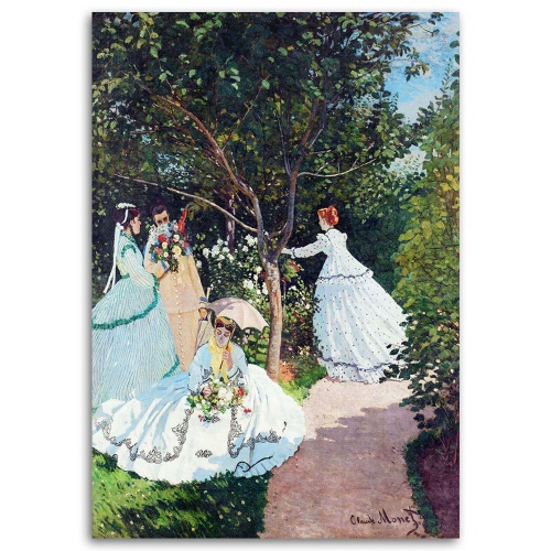 Obraz na plátně REPRODUKCE Ženy v zahradě.Monet