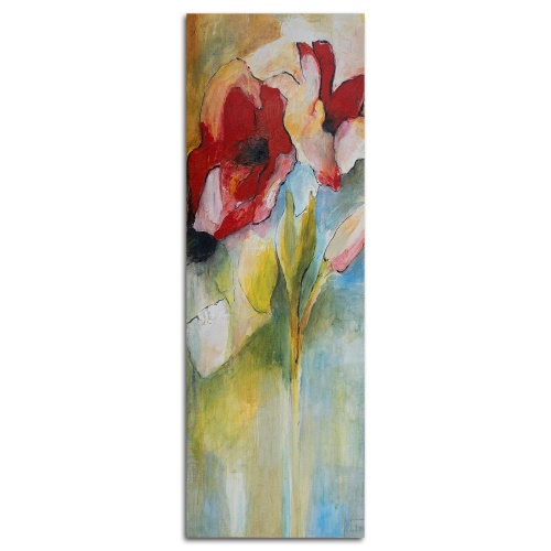 Obraz na plátně Květiny Akrylová malba mák