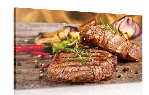 Obraz grilovaný hovädzí steak