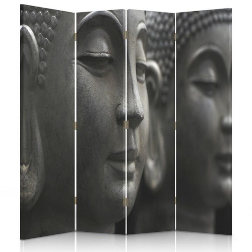 Ozdobný paraván, Buddhova kamenná tvář