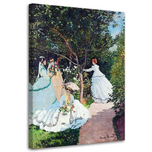 Obraz na plátně REPRODUKCE Ženy v zahradě.Monet