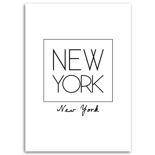 Obraz na plátně Nápis New York