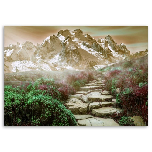Obraz na plátně Hory s mlhou
