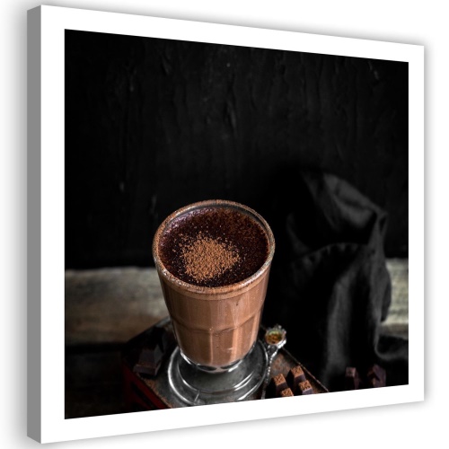 Obraz na plátně Šálek kávy Čokoláda