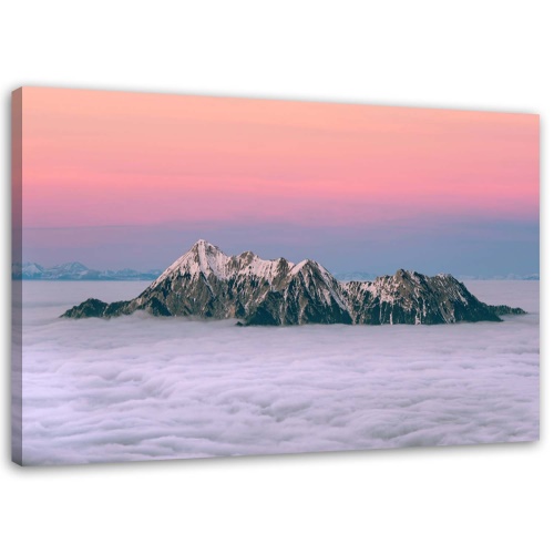 Obraz na plátně Moderní mraky Mountain