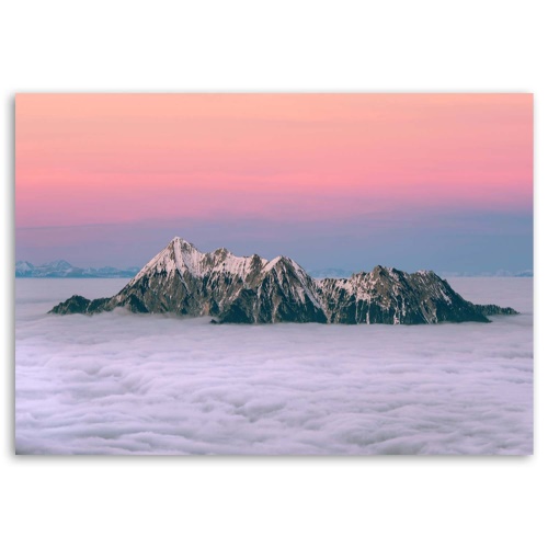 Obraz na plátně Moderní mraky Mountain