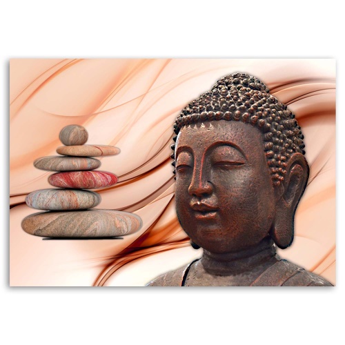 Obraz na plátně Buddhovy kameny